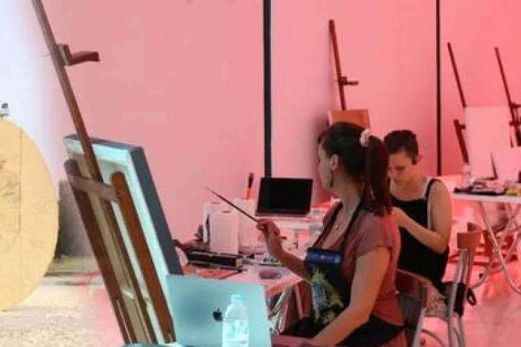 Uluslararası Sanat Çalıştayı Sergisi Açıldı